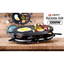 RACLETTE GRILL 1200W