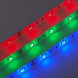 ANRO LED LED szalag kültéri 5050-30 (12 Volt) - RGB PureSilicone! Nagy fényerejű!