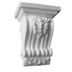 Bovelacci Bovelacci M-23L Konzol (14 cm magas, levél mintás polisztirol stukkó)