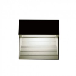 V-TAC StepLight-L LED lépcsővilágító - négyzet, fekete