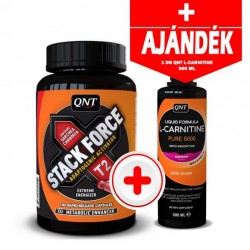 QNT Stack Force T2 100 kapszula + AJÁNDÉK QNT L-carnitine Liquid 500 ml