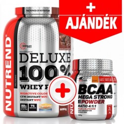 Nutrend Deluxe 100% Whey Protein 2250g + ajándék Nutrend BCAA Powder 300g