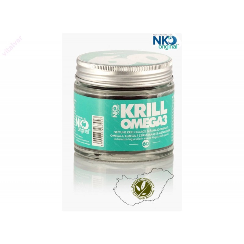 Krill olaj NKO KRILLOmega3 (60db) 100 tisztaságú krill olaj