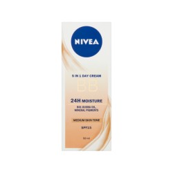 NIVEA BB 5in1 Bőrszépítő Hidratáló Arckrém Világos Bőrre 50ml